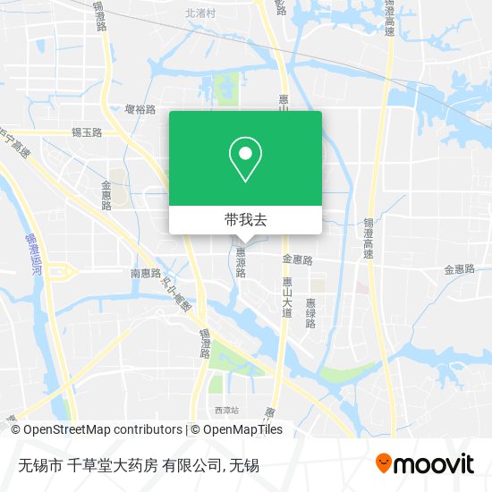 无锡市  千草堂大药房  有限公司地图