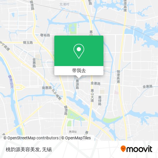 桃韵源美容美发地图