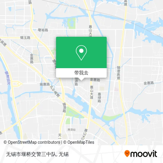 无锡市堰桥交警三中队地图