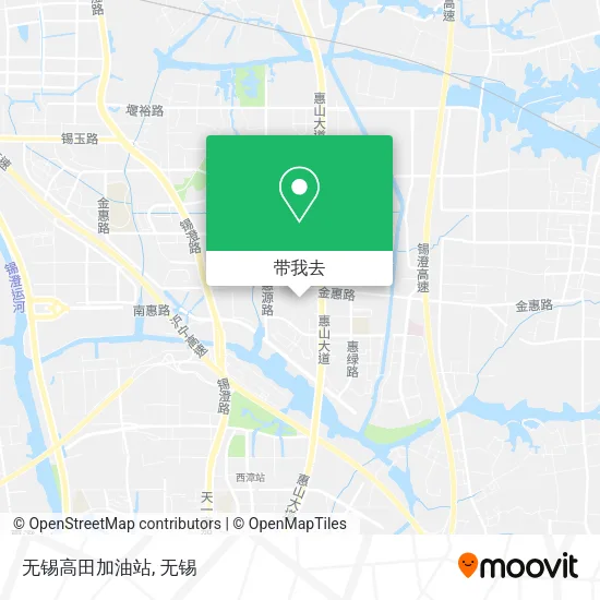 无锡高田加油站地图