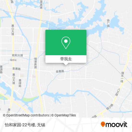怡和家园-22号楼地图