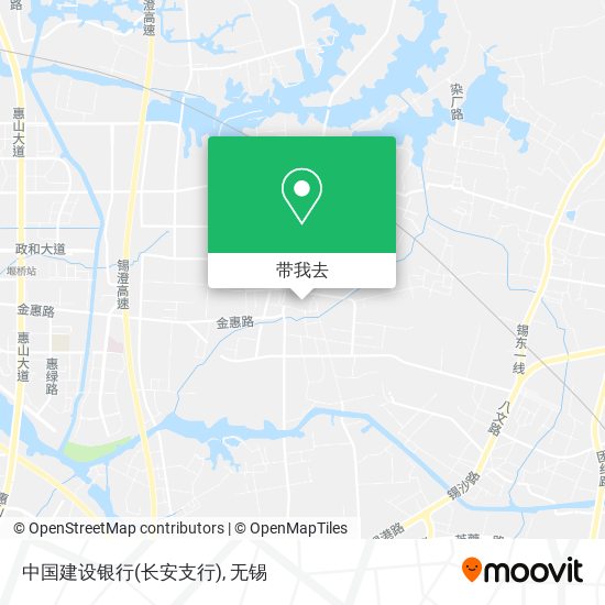 中国建设银行(长安支行)地图