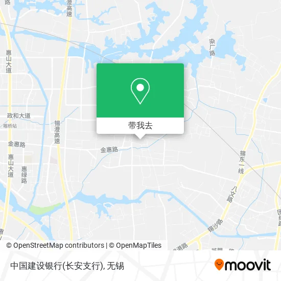 中国建设银行(长安支行)地图