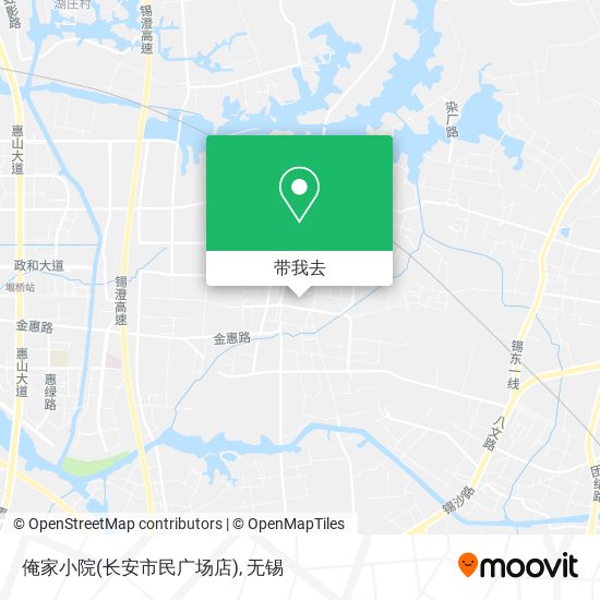 俺家小院(长安市民广场店)地图