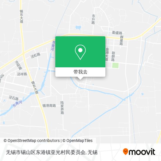 无锡市锡山区东港镇亚光村民委员会地图