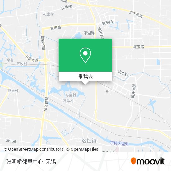 张明桥邻里中心地图