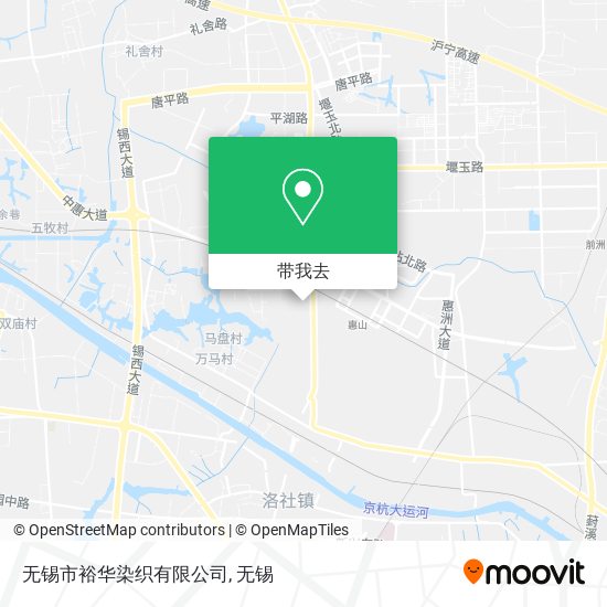 无锡市裕华染织有限公司地图
