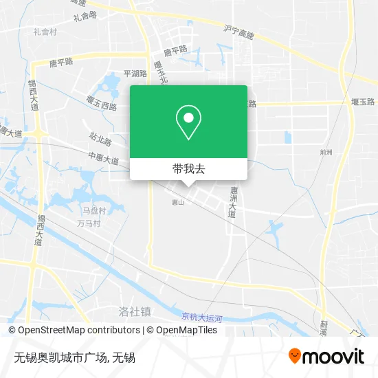 无锡奥凯城市广场地图