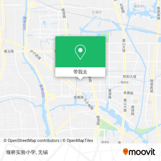 堰桥实验小学地图