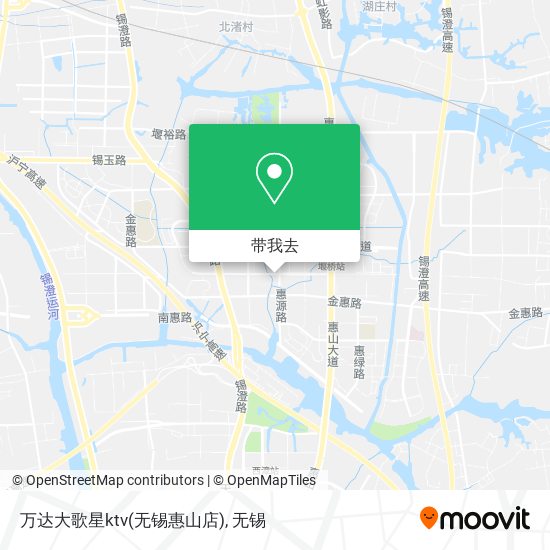 万达大歌星ktv(无锡惠山店)地图