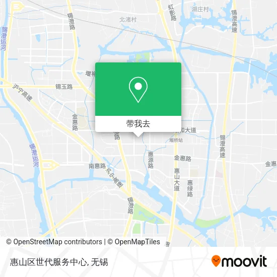 惠山区世代服务中心地图