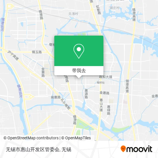 无锡市惠山开发区管委会地图