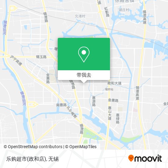 乐购超市(政和店)地图