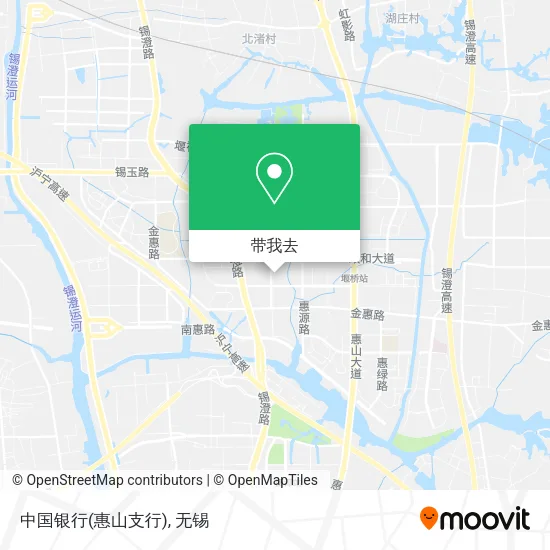 中国银行(惠山支行)地图