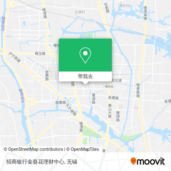 招商银行金葵花理财中心地图