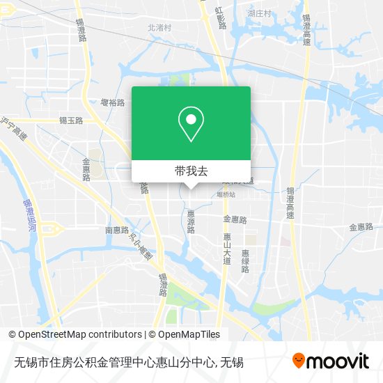 无锡市住房公积金管理中心惠山分中心地图