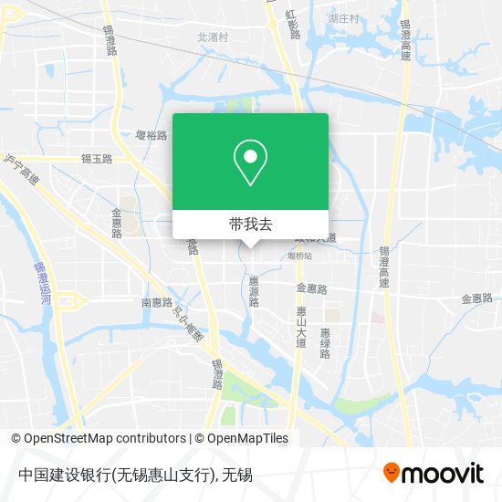中国建设银行(无锡惠山支行)地图