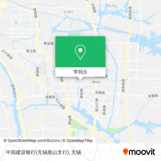 中国建设银行(无锡惠山支行)地图