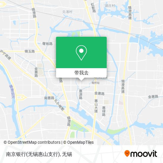 南京银行(无锡惠山支行)地图