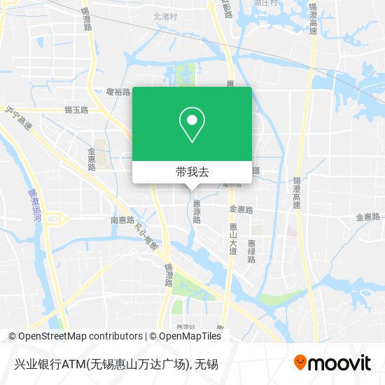 兴业银行ATM(无锡惠山万达广场)地图