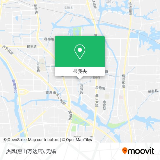 热风(惠山万达店)地图