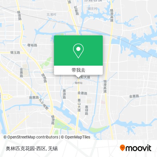 奥林匹克花园-西区地图