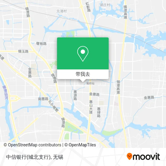 中信银行(城北支行)地图