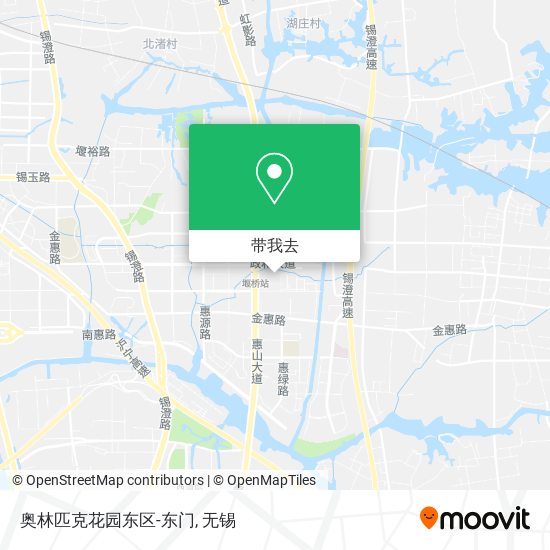 奥林匹克花园东区-东门地图