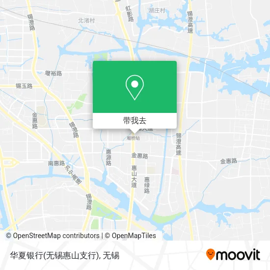 华夏银行(无锡惠山支行)地图