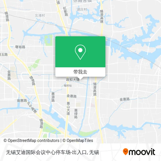 无锡艾迪国际会议中心停车场-出入口地图