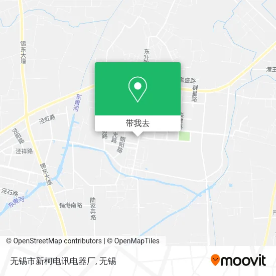 无锡市新柯电讯电器厂地图