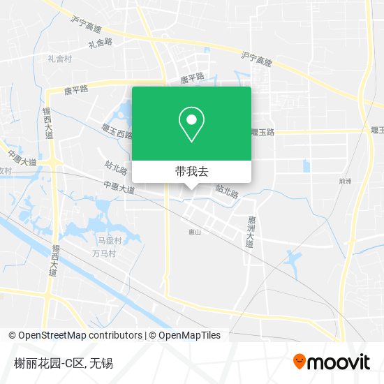 榭丽花园-C区地图