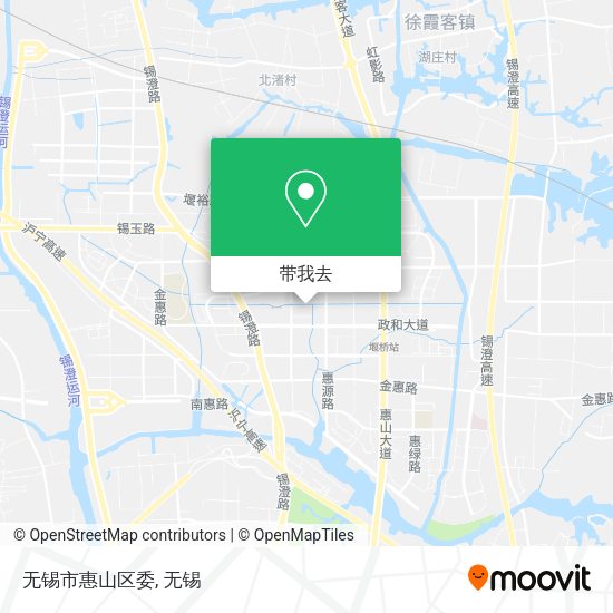 无锡市惠山区委地图