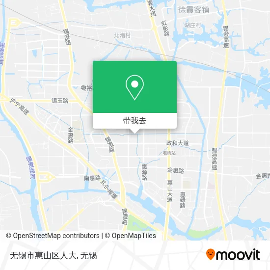 无锡市惠山区人大地图