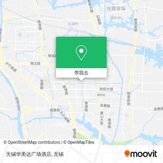 无锡华美达广场酒店地图