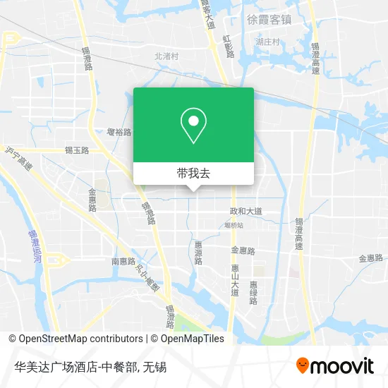 华美达广场酒店-中餐部地图