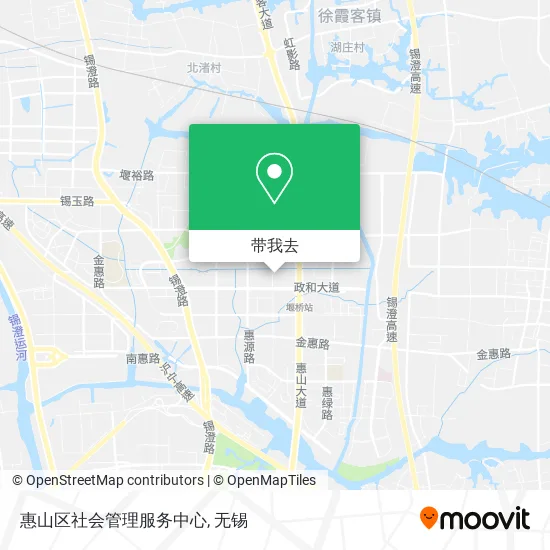 惠山区社会管理服务中心地图