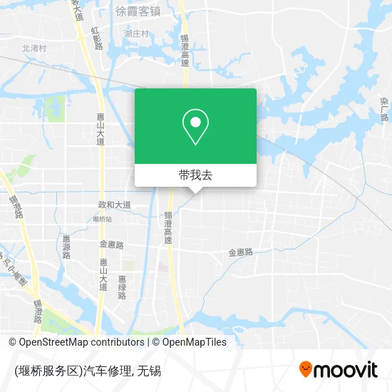 (堰桥服务区)汽车修理地图