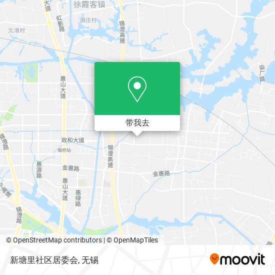 新塘里社区居委会地图