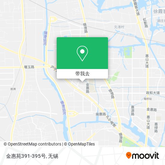 金惠苑391-395号地图