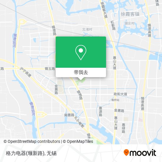 格力电器(堰新路)地图