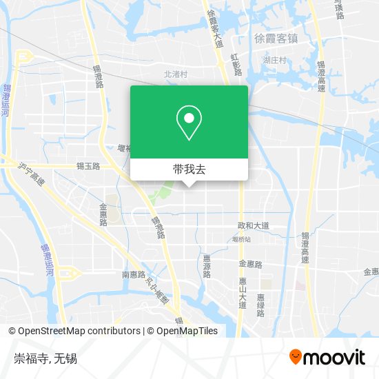 崇福寺地图
