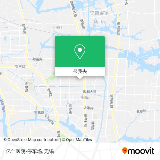 亿仁医院-停车场地图