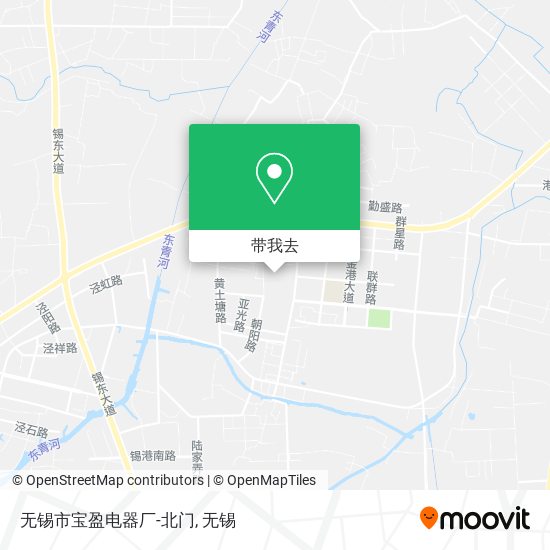 无锡市宝盈电器厂-北门地图