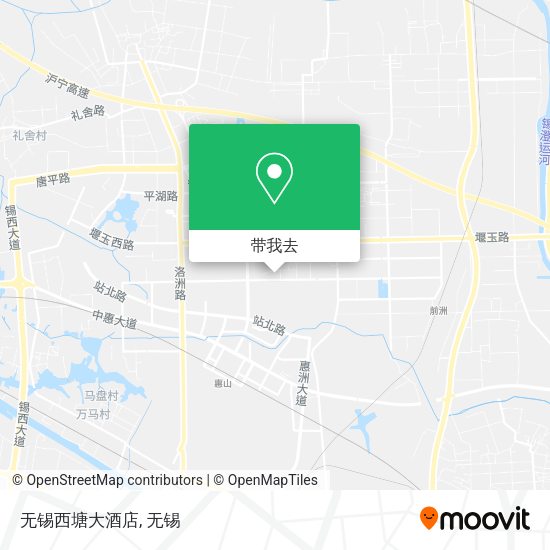 无锡西塘大酒店地图
