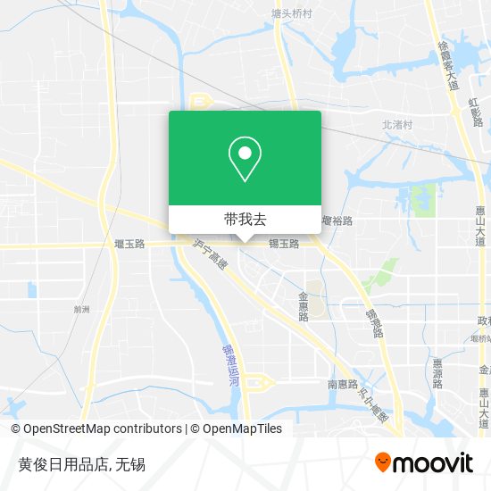 黄俊日用品店地图