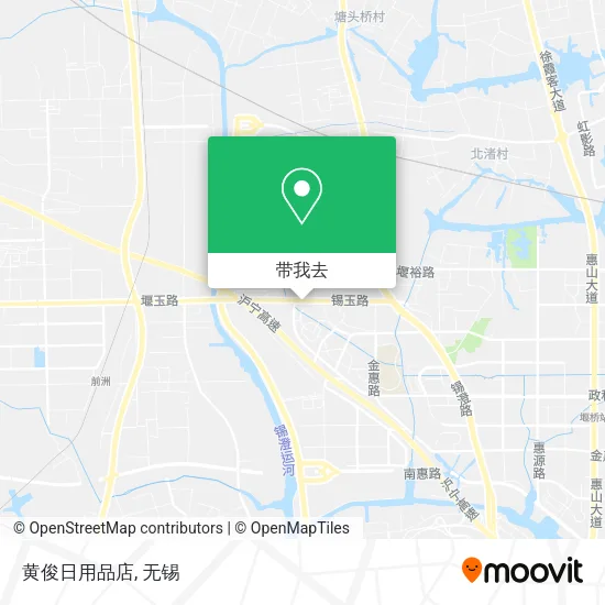 黄俊日用品店地图