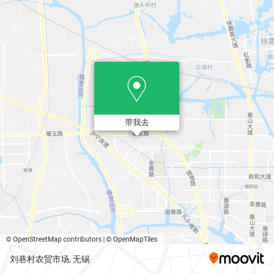 刘巷村农贸市场地图