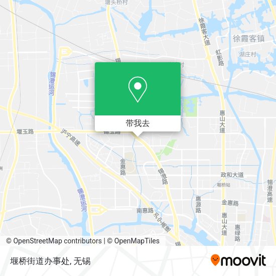 堰桥街道办事处地图