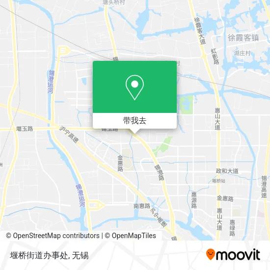 堰桥街道办事处地图